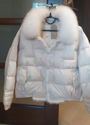 Куртка - пуховик на качиному пуху + подарунок 🎁9 фото