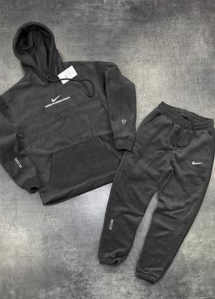 Костюм зимний nike coocta графитовый, черный