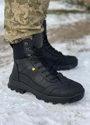 Тактичні чоловічі зимові берці gore-tex +5 -15 койот, чорні