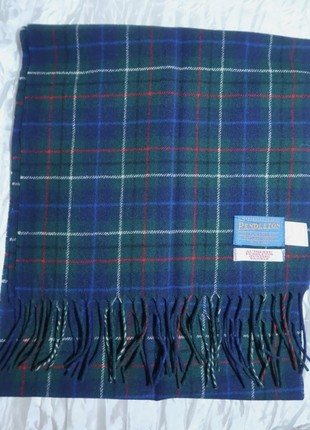 Шарф шерсть pendleton hunting tartan выполнен в сша 136 см х 31 см