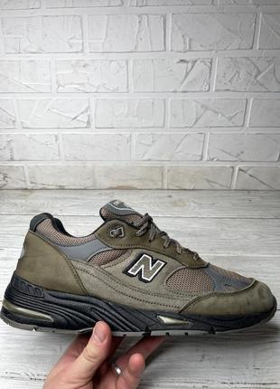 Крутые хаки кроссовки new balance 991 england