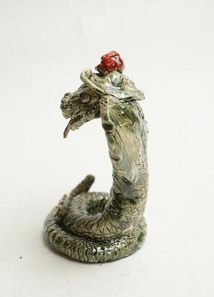 Статуэтка змеи 2025 декор змея подарок к счастью предохраняет дом