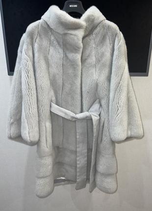 Норковая шуба невероятного качества кимоно греция