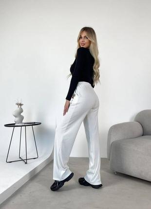 Брюки женские ❤️ плотная ангора рубчик