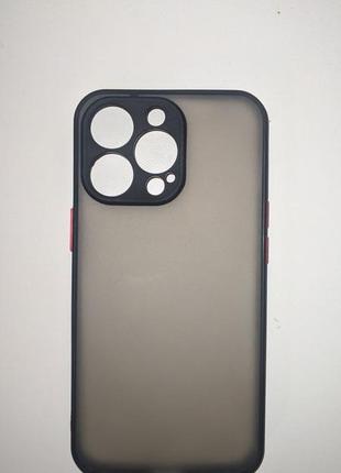 Новый чехол iphone 11/13 pro матовый с защитой камеры