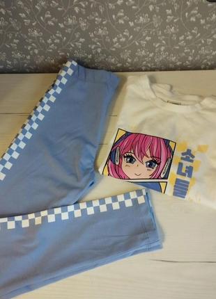 Костюм с лосинами для девочки 8роков