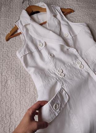 Сукня міді льон біла 14  l m s debenhams
