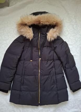 Куртка зимова пуховик zara