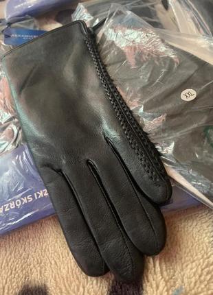 Перчатки кожаные женские