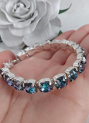Браслет с кристаллами swarovski
