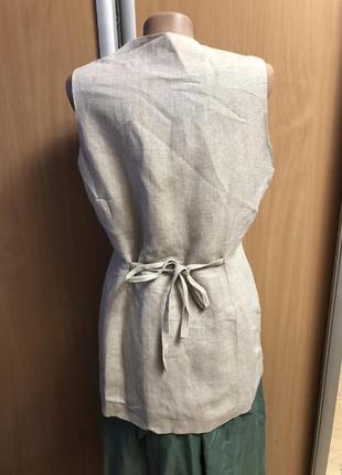 Жилет лён/вискоза 2