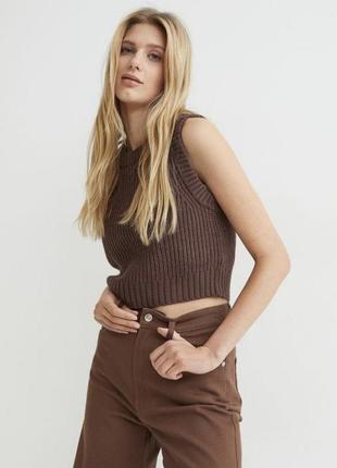 Укорочений светр-жилет h&m2 фото