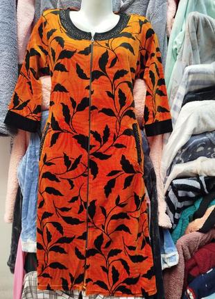 Халат велюровый женский