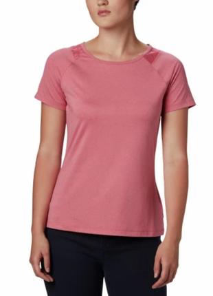 Р. 46-48/m-l женская спортивная футболка columbia peak to point ii ss tee розовая