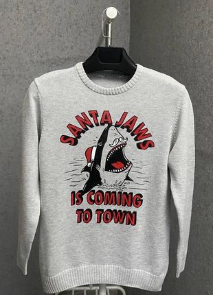 Сірий світшот від бренда h&m