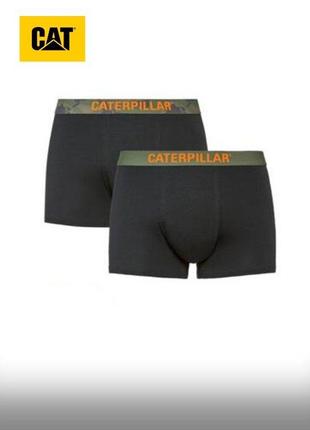 Труси боксери чоловічі 2 шт/уп caterpillar l, xxl чорний