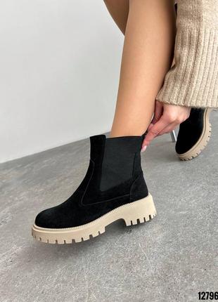 Челси зима натуральная замша