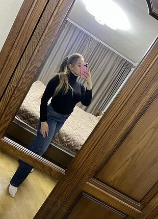 Прямі джинси кльош, розмір л-хл