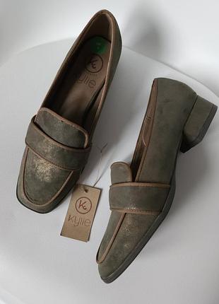 Новые с биркой женские туфли на небольшом каблуке kylie, женские классические лоферы, туфли 37 р