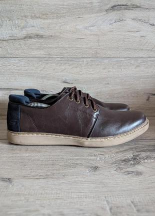 Мужские кроссовки мокасины б/у skechers lanson- vernes 45 р 29 см кожа