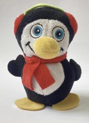 М'яка іграшка пінгвін у навушниках пінгвінчик