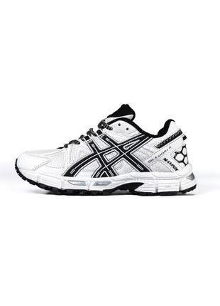 Asics gel-kahana 8 (білі з чорним)