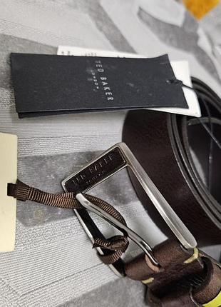 Кожаный новый. ремень ted baker