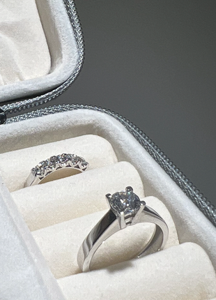 Срочно 🔥 золотое кольцо swarovski / белое золото