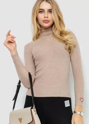 Гольф в рубчик/светр/з сердцем 4