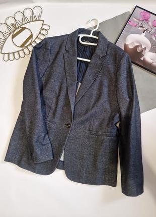 Блейзер пиджак с шерстью massimo dutti р.12