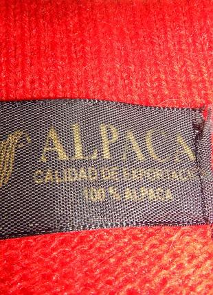Теплый свитер alpaca p.l с йогой 9