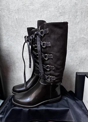 Bottega 🔥🔥сапоги резина замшевые
