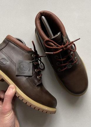 timberland LEATHER waterproof, оригинал кожаные ботинки