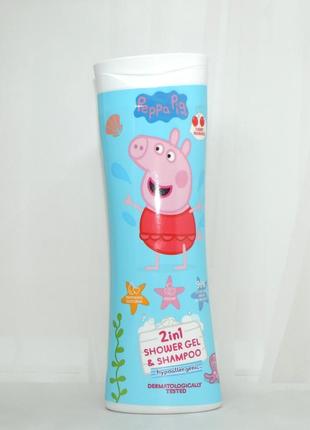 Шампунь та гель для душу 2в 1 peppa pig вишня
