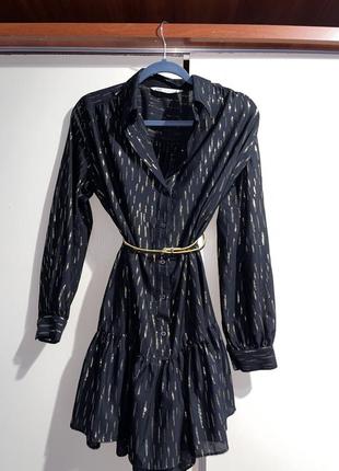 Праздничное блестящее платье zara