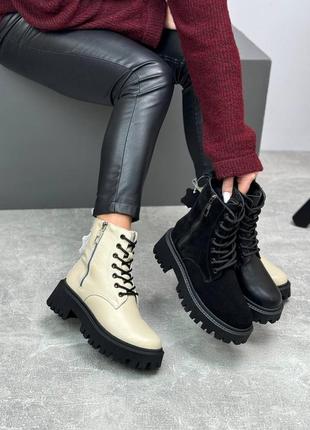 Черевики натуральна замша