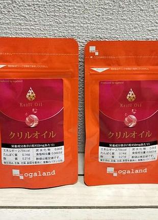Олія антарктичного криля krill oil на 30 днів, японія