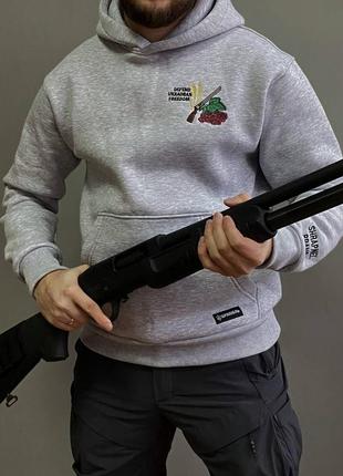 Худі defend ukrainian freedom чоловіча толстовка