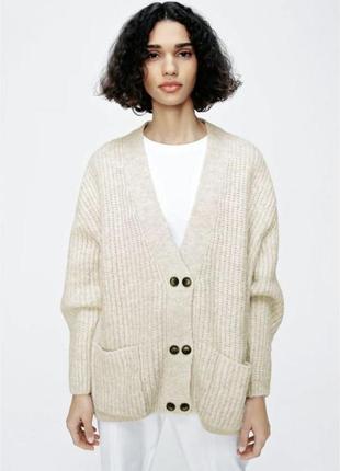 Теплий кардиган zara