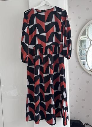 Стильное платье sisley benetton m-l