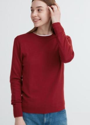Джемпер свитер шерстяной кофта лонгслив uniqlo
