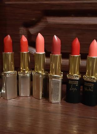 Матовые помады   loreal, maybelline.