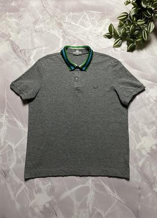 Футболка поло lacoste regular fit Stretch collar