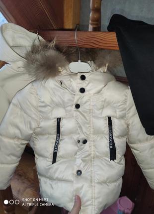 Куртка зимова фірми moncler 86-92 р
