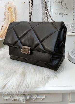 Сумка чорна маленька 4