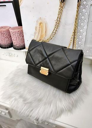 Сумка чорна маленька 6