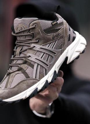 Asics gel-sonoma 15-50 gtx high khaki fur (хутро)