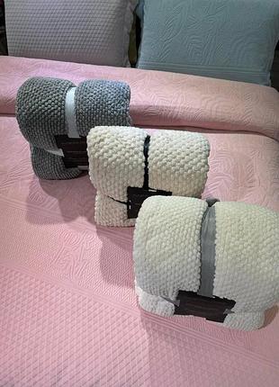 Покрывало двухстороннее на овчине