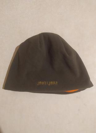 Шапка охота jahti jakt (финляндия) двухстороняя, флисовая.
