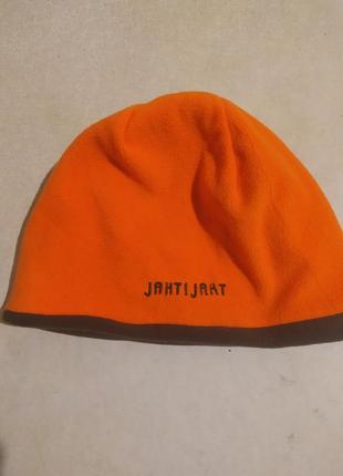 Шапка охота jahti jakt (финляндия) двухстороняя, флисовая.
